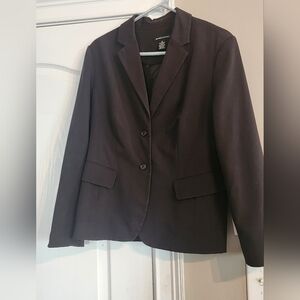 Large dark brown blazer